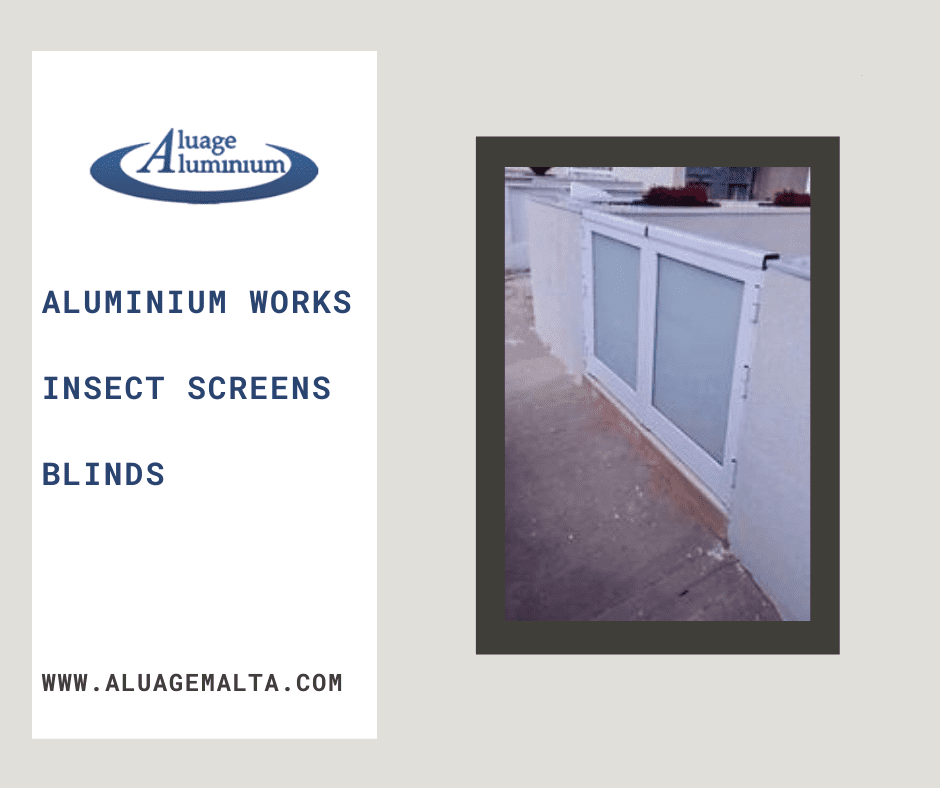 Aluage Aluminyum, INSECT SCREEN, BLINDS, Malta